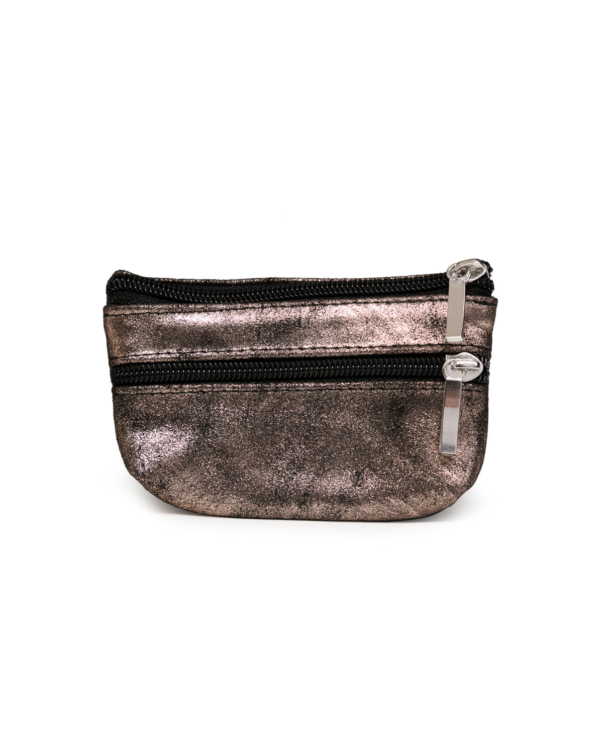 Coin Purse: Rose Gold Black