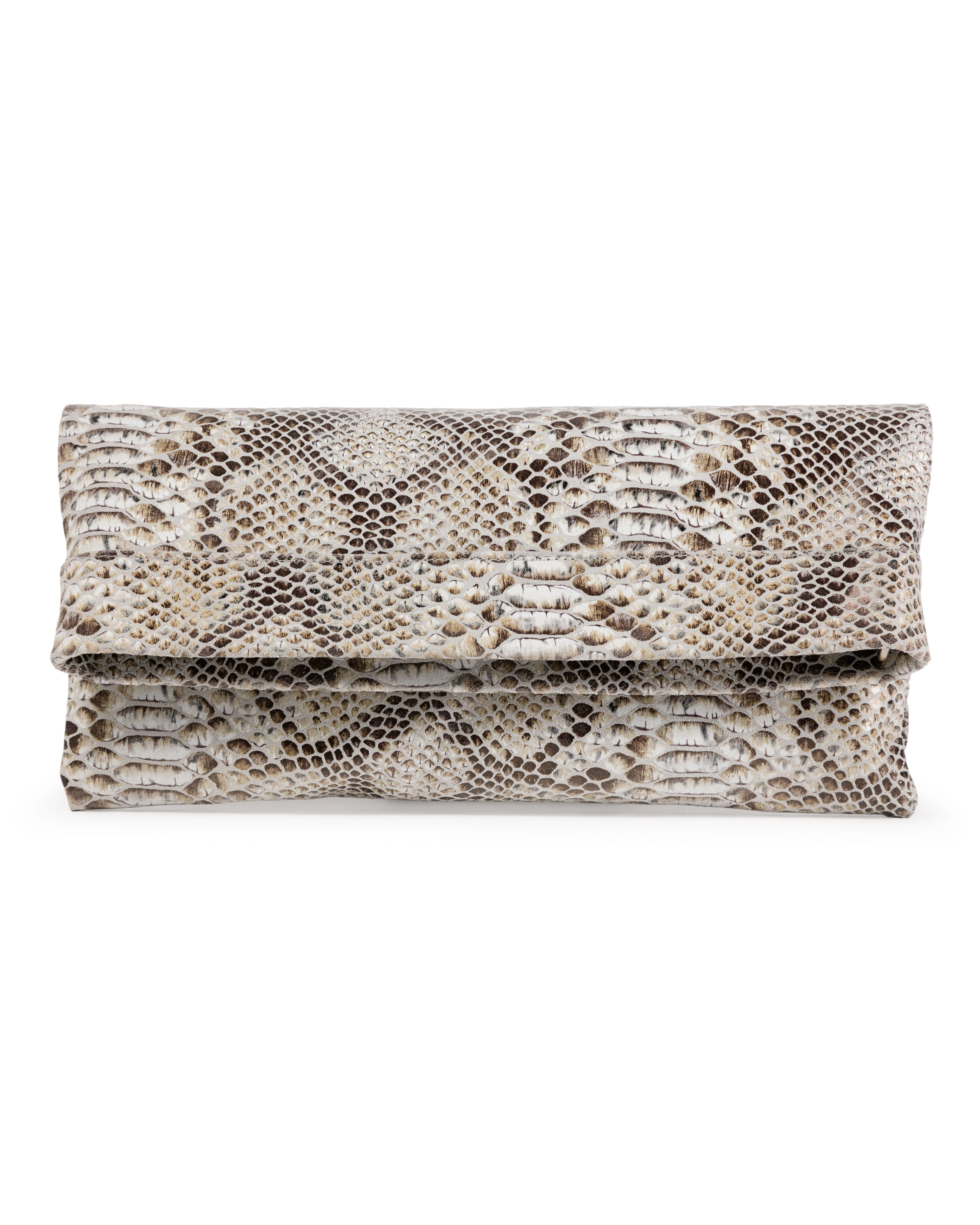 Snakeskin Clutch shops Convertible Bag