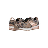 Holly Fashion Sneakers: Snake with Rose Gold