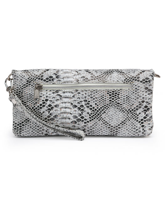 Crystal Cross-Body: Ebony Snake