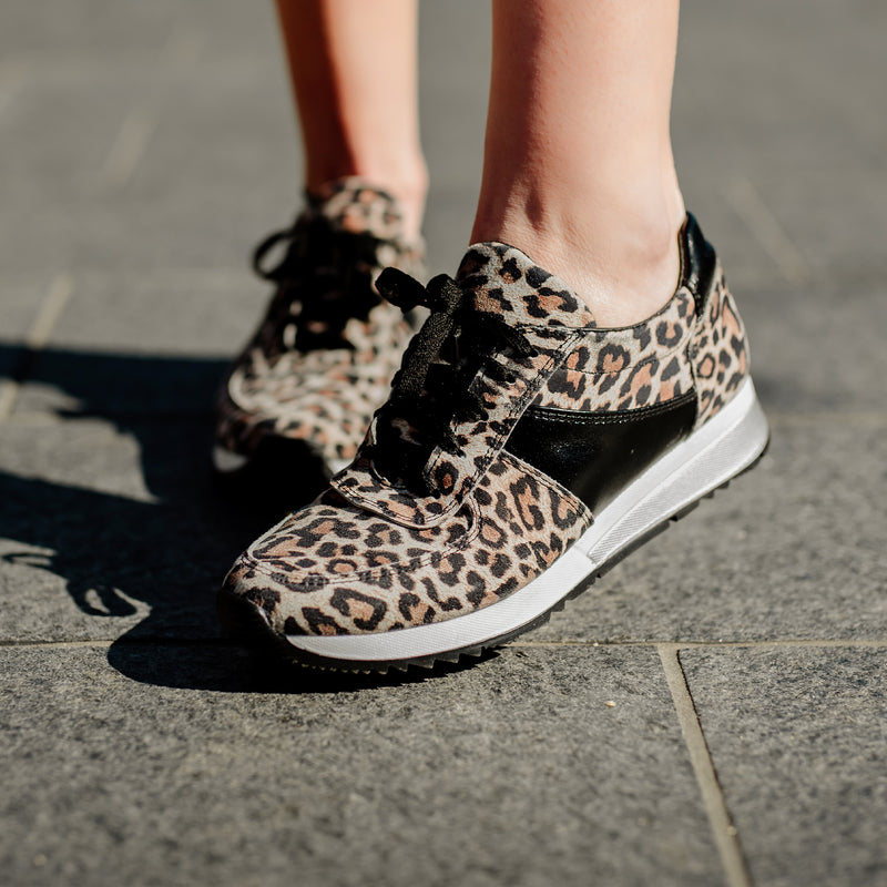 KYLE-Leopard-Print Sneakers | KARIDA