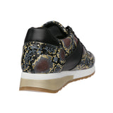 Holly Fashion Sneakers: Rattlesnake Gold