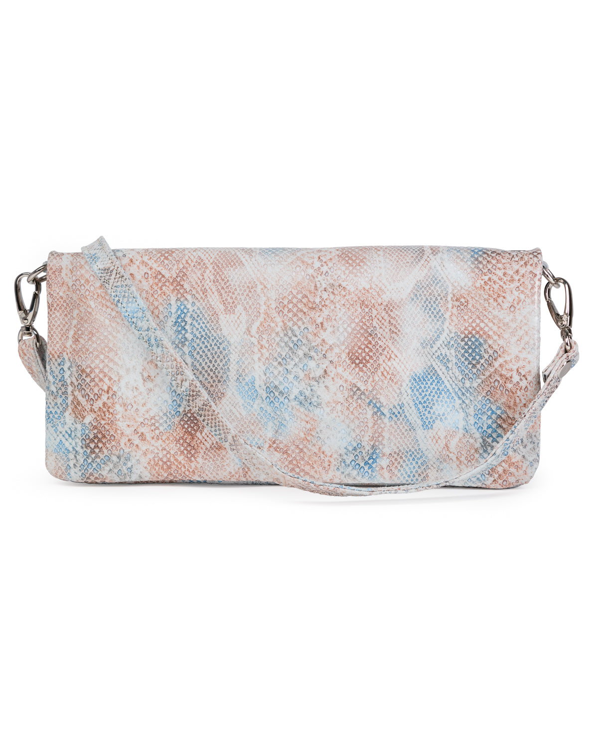 Crystal Cross Body: Peachy Snake