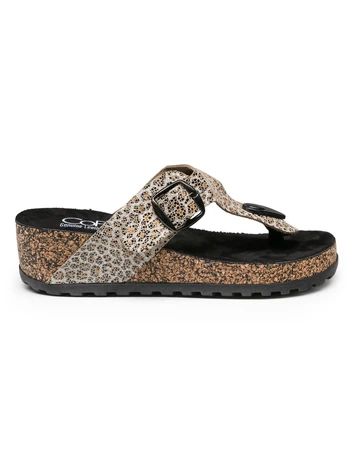 Zoe Thong: Mini Sand Leopard